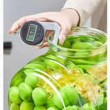 Glass Beverage Dispenser with Faucet, Wood Cork Lid & Bamboo Stand (3L & 5L Options)