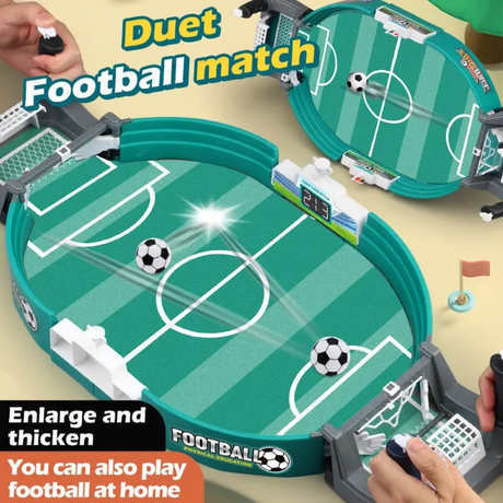 Mini Tabletop Soccer Game Kit
Suitable for kids 18 months and above

Fun parent-child interactive play

Great for family parties and indoor/outdoor use

Compact, lightweight, and portable

Boosts coordination, focus, and teamwork

Ideal gift for both boys and girls