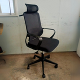 Ergonomic office chair with coat hanger