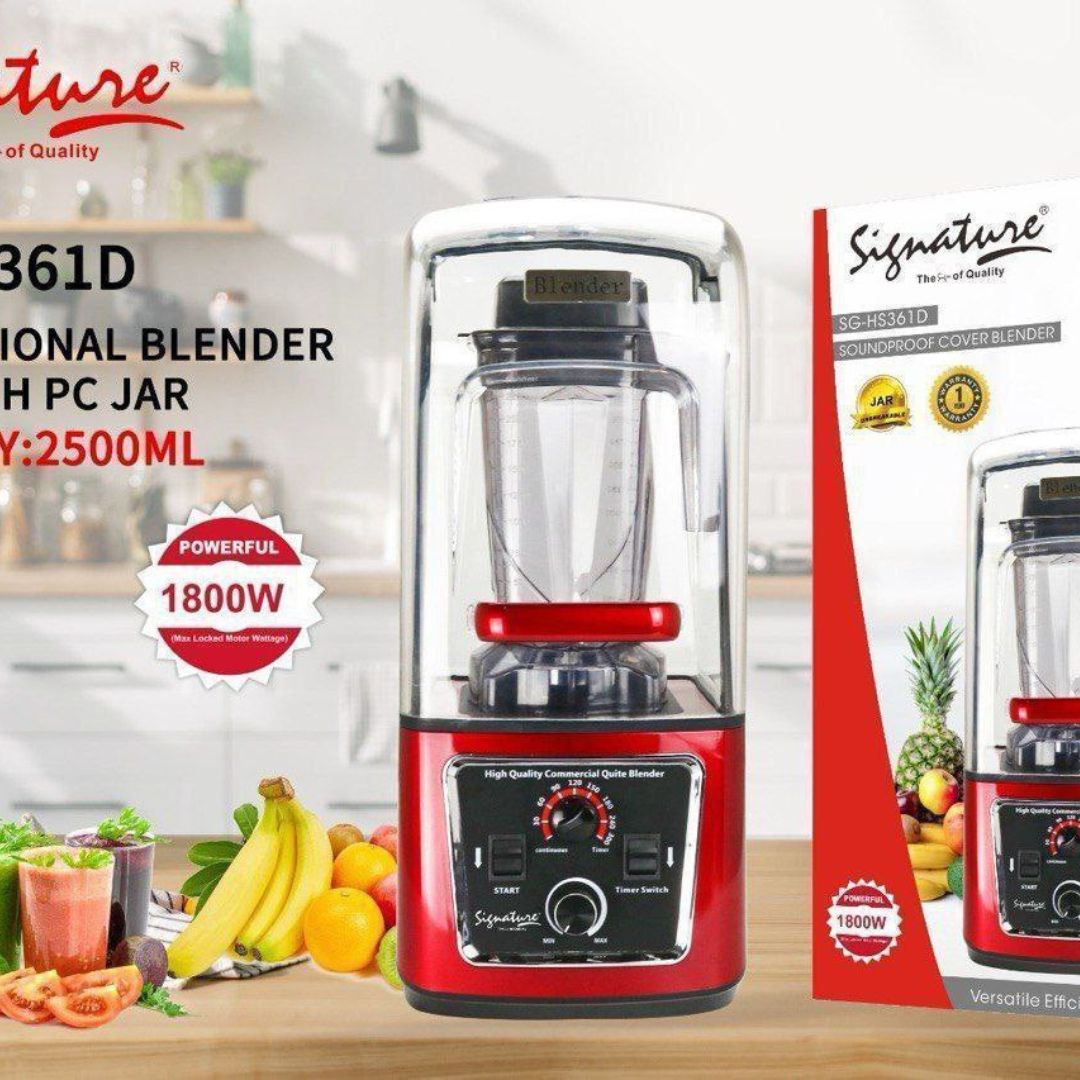 Commercial Quite Blender with Soundproof Cover