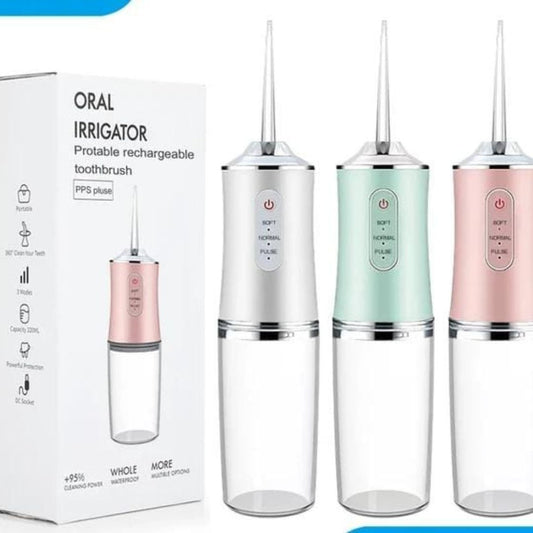 Single Nozzle Oral Irrigator Portable Dental Water Flosser USB Rechargeable Water Jet Floss Tooth Pick