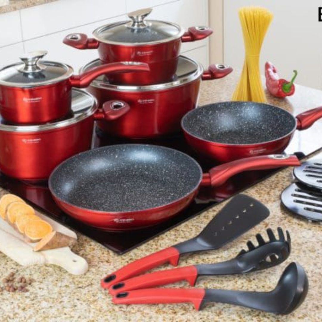 15pc Edenburg Cookware