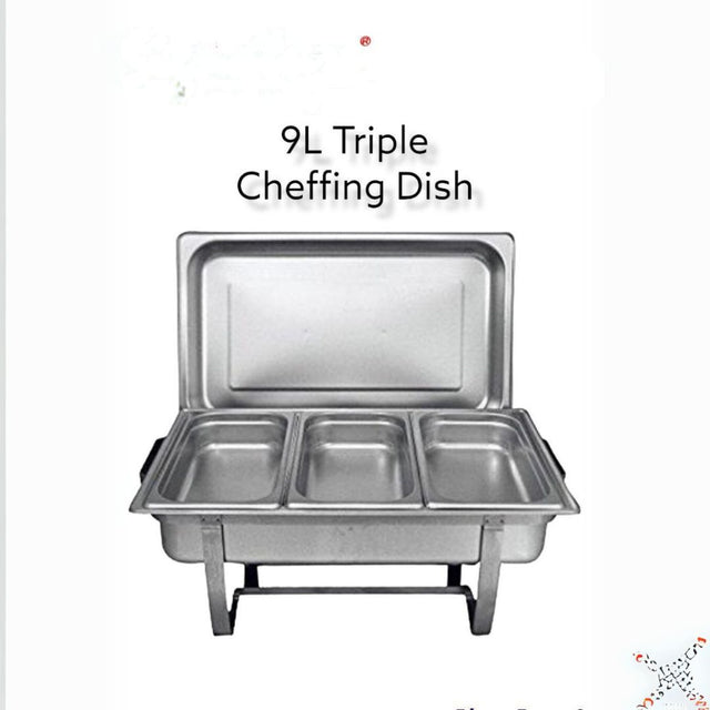 Cheffing dishes tripple partioned 9 liters