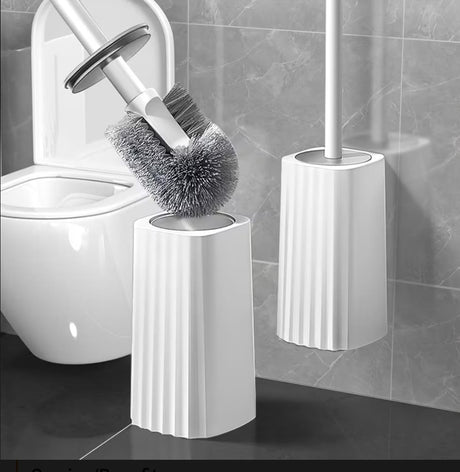 Wall-Mounted Toilet Cleaning Brush Set with Holder cry