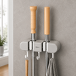 Wall Mounted Mop & Broom Holder – 2 Racks, 3 Hooks cry