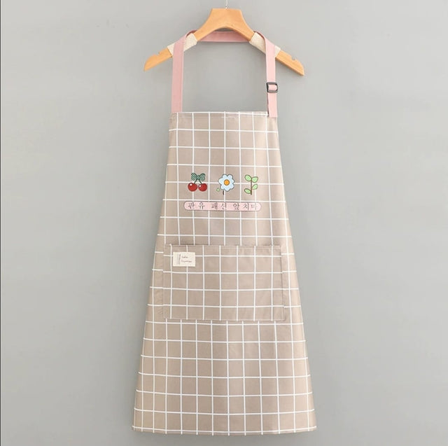 Waterproof Kitchen Apron with Hand Wipe Towels