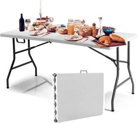 CampMate Adjustable Folding Table (121cm × 61cm × 74cm)