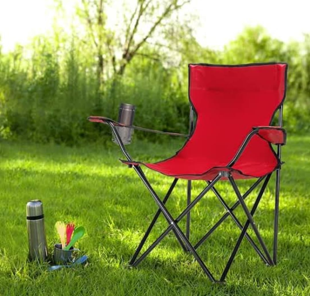 Portable and foldable camping chair