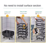 foldable storage kitchen  rack