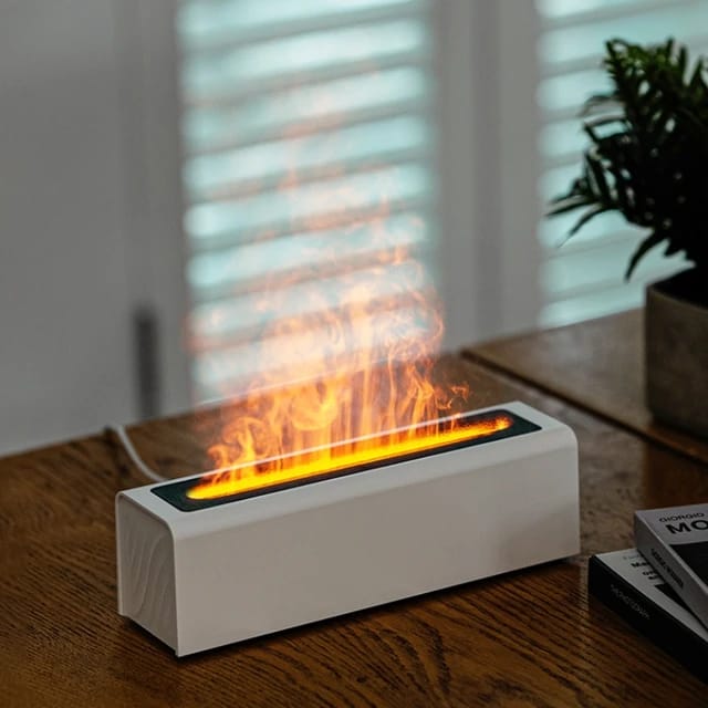 Simulation Flame Aromatherapy Fire place Air Humidifier