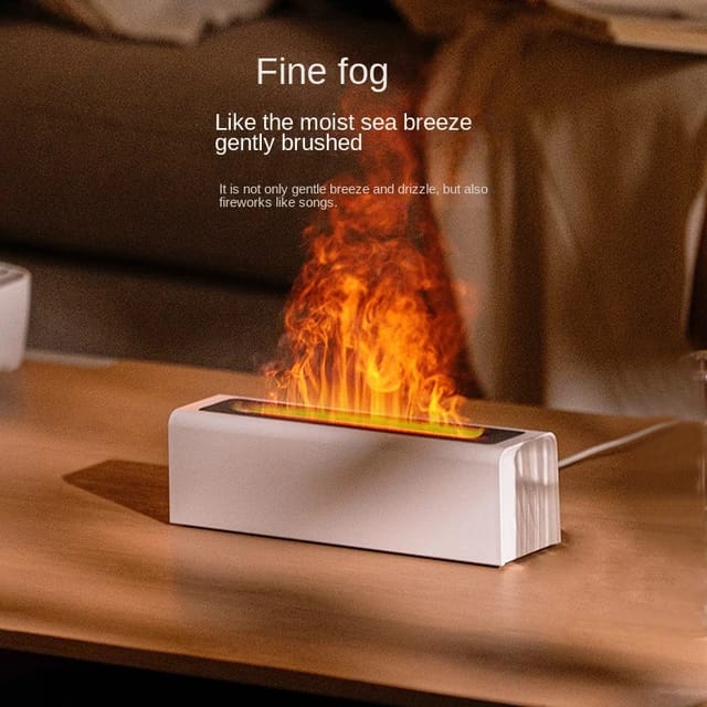 Simulation Flame Aromatherapy Fire place Air Humidifier