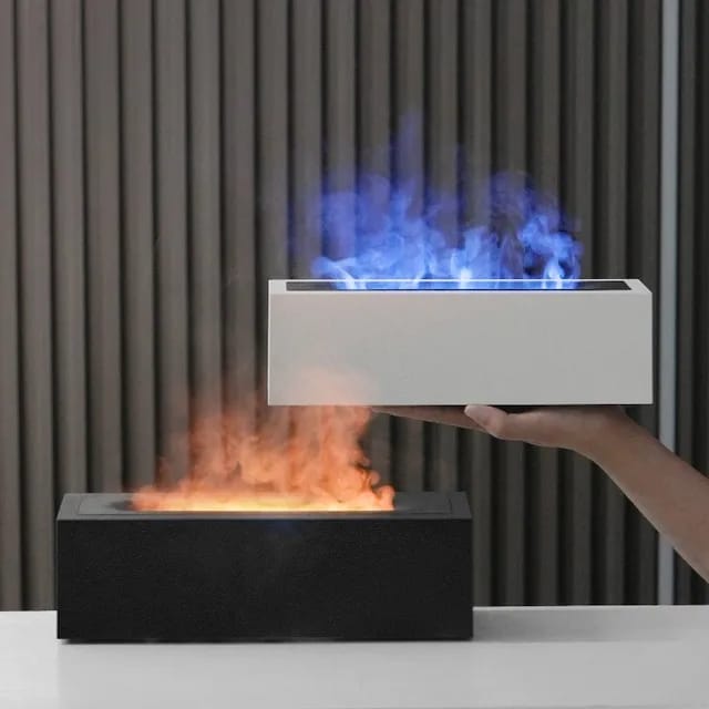 Simulation Flame Aromatherapy Fire place Air Humidifier