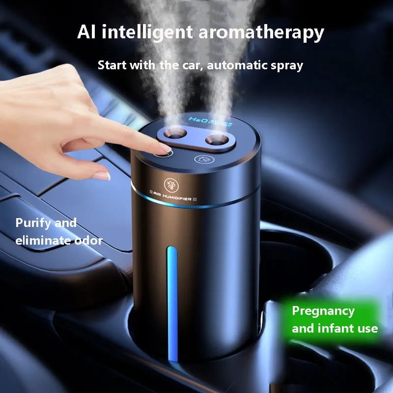 Rechargeable dual spray humidifier  Intelligent aromatherapy mist spraye