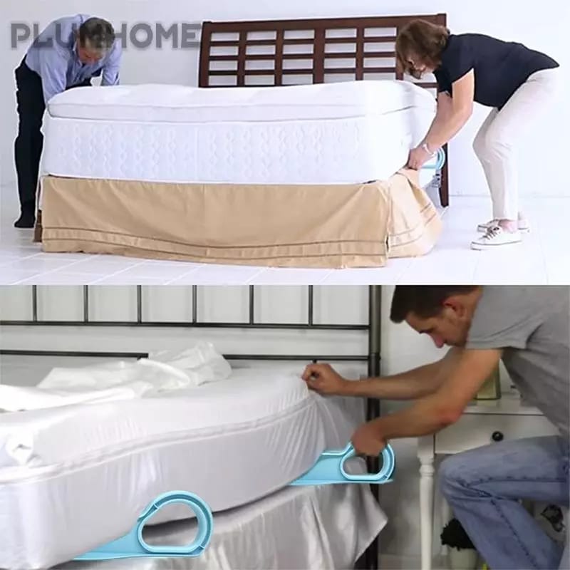 Bed Maker and Mattress Lifter Tool Helps Lift and Hold The Mattress- Can Tuck Sheets or Bed Skirts Alleviating Excess Strain