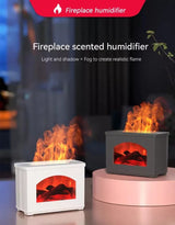 High Quality 3D Fireplace Aromatherapy Diffuser cool Mist Humidifier