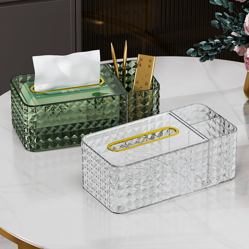 High Quality Transparent Serviette box/Tissue box