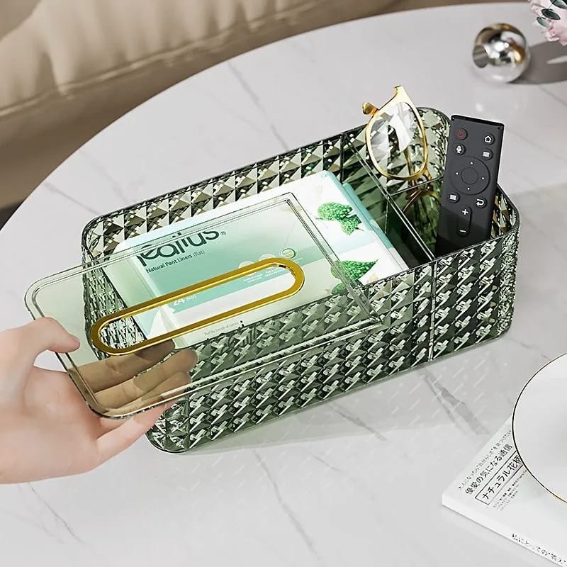 High Quality Transparent Serviette box/Tissue box