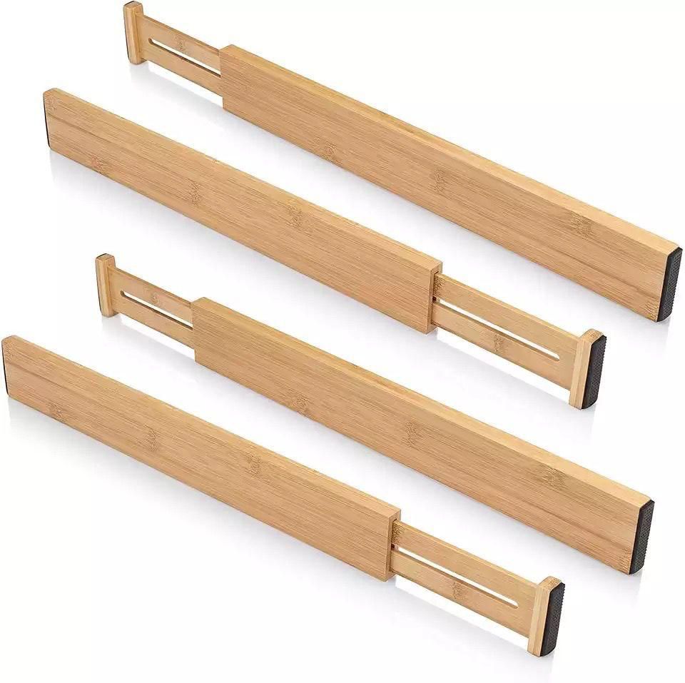 Multifunctional Bamboo drawer Dividers