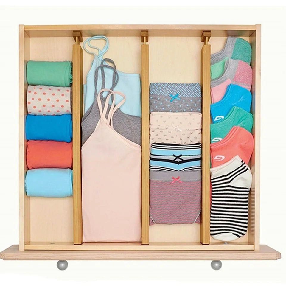 Multifunctional Bamboo drawer Dividers