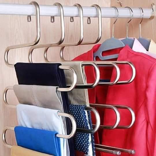 Stainless steel trouser hangers