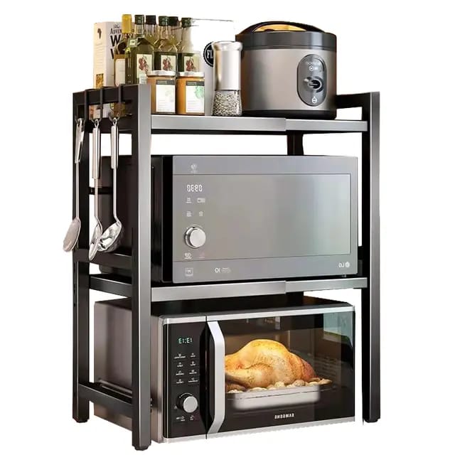 2Tier Adjustable Microwave stand