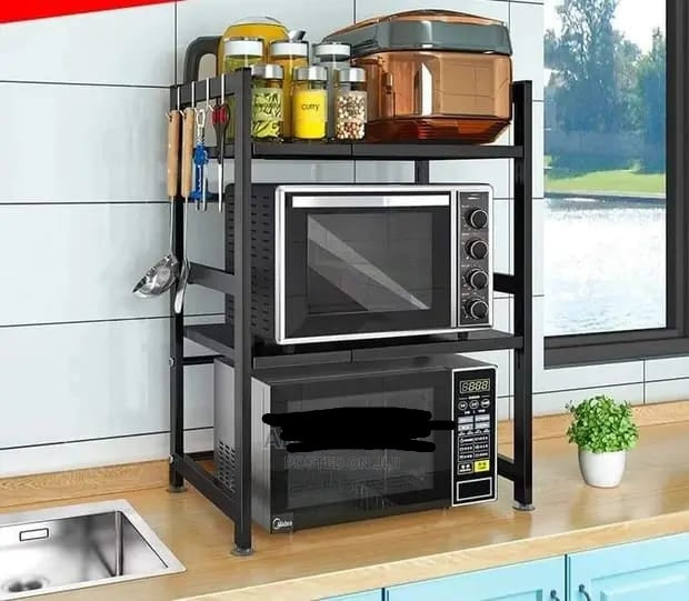 2Tier Adjustable Microwave stand