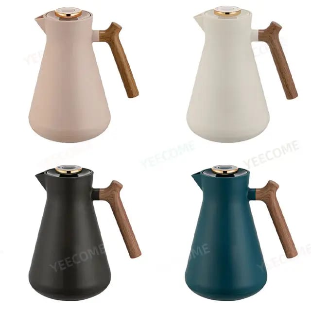 Wooden handle Vacuum flask