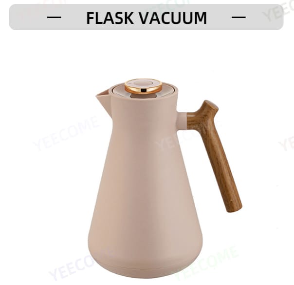 Wooden handle Vacuum flask