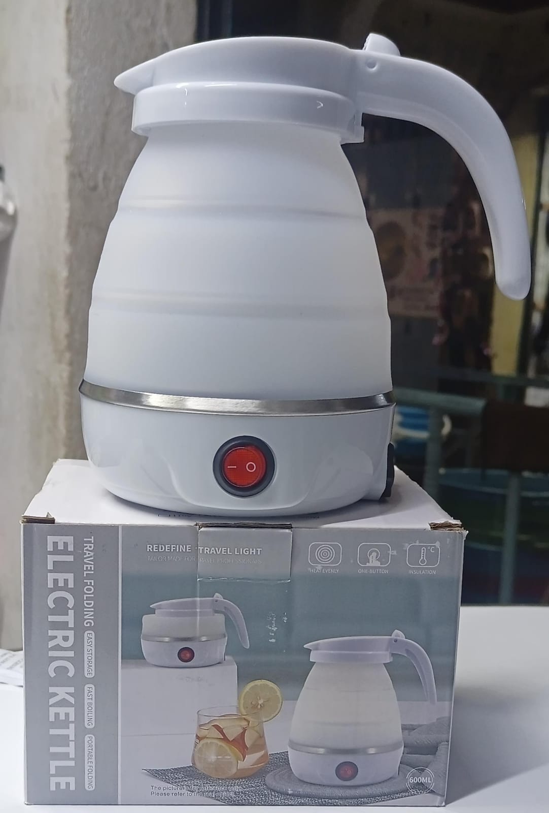 Travel electric foldable kettle