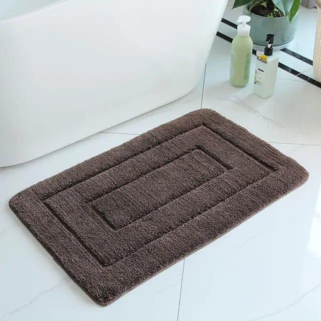 Flocking micro fiber mats Nonslip Bathroom Mats