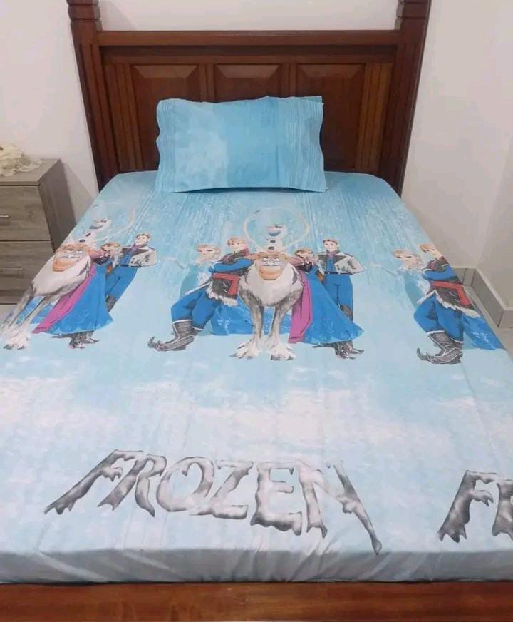 Cotton Cartoon Themed Bedsheets 4BY6