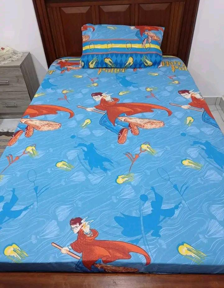Cotton Cartoon Themed Bedsheets 4BY6
