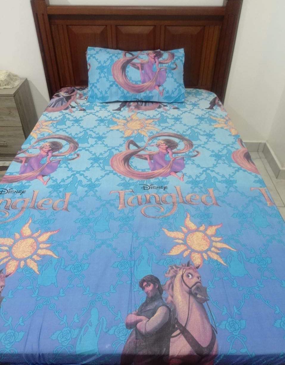 Cotton Cartoon Themed Bedsheets 4BY6
