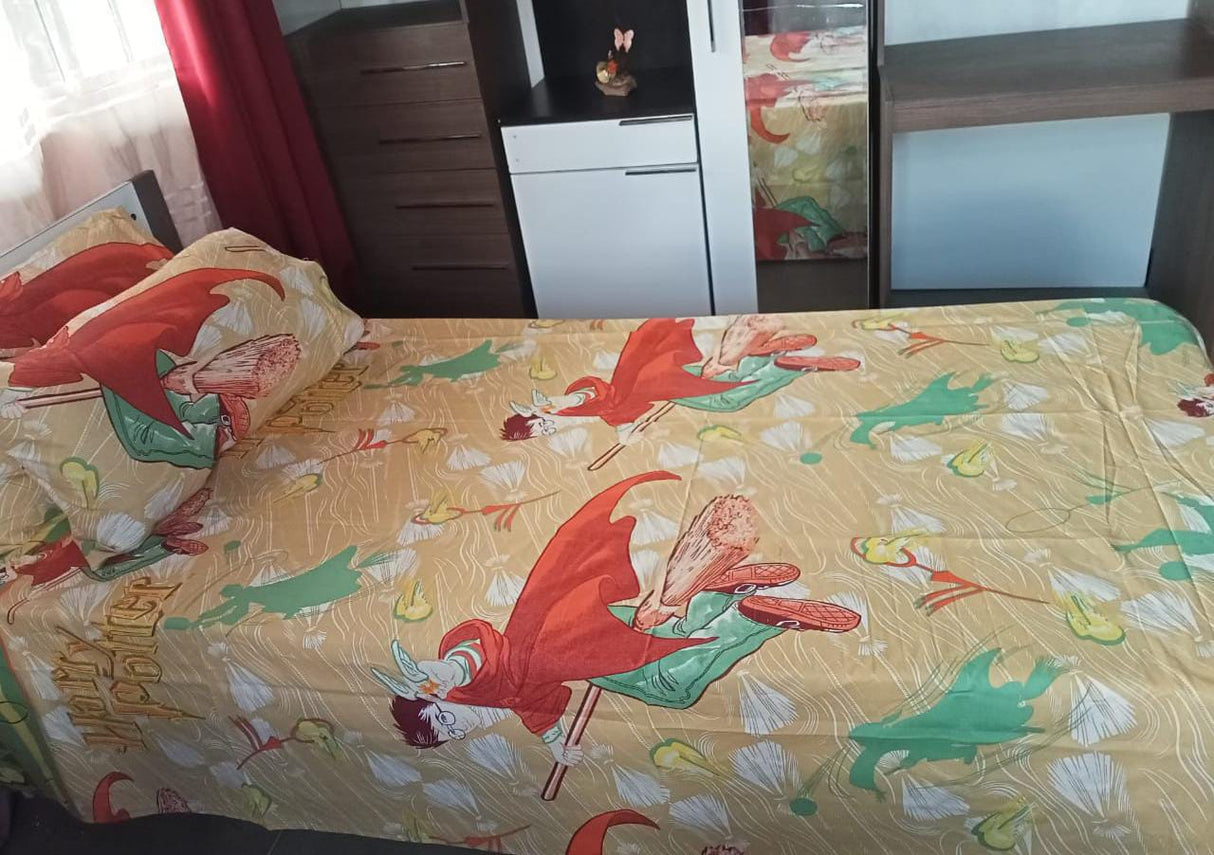 Cotton Cartoon Themed Bedsheets 4BY6