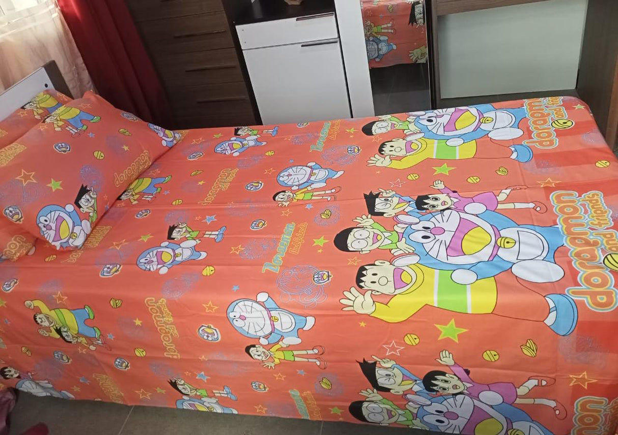 Cotton Cartoon Themed Bedsheets 4BY6