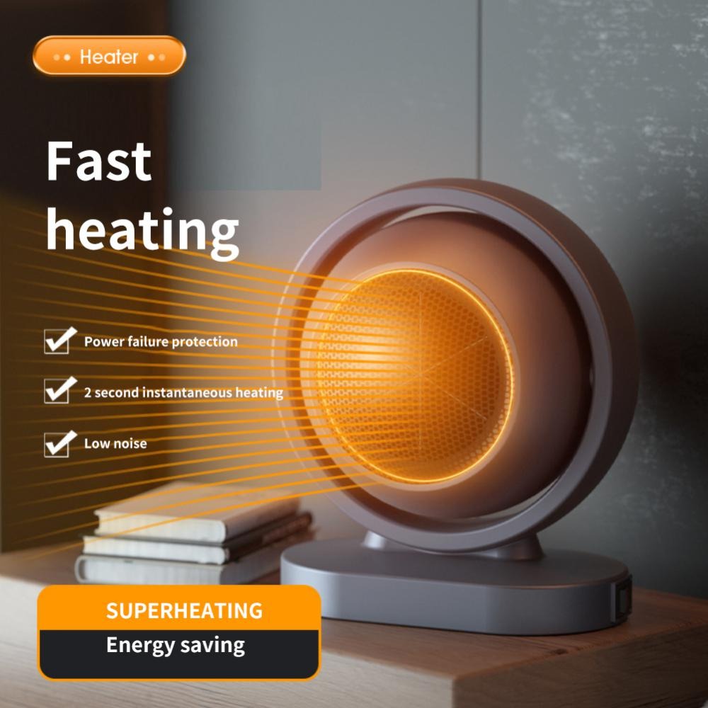 Warm air blower desktop heater fan