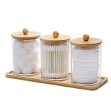 Acrylic Storage Box With Bamboo Lids