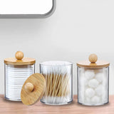 Acrylic Storage Box With Bamboo Lids