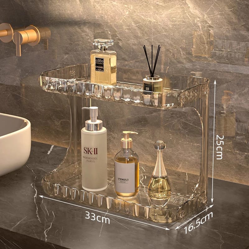 Double layer vanity stand