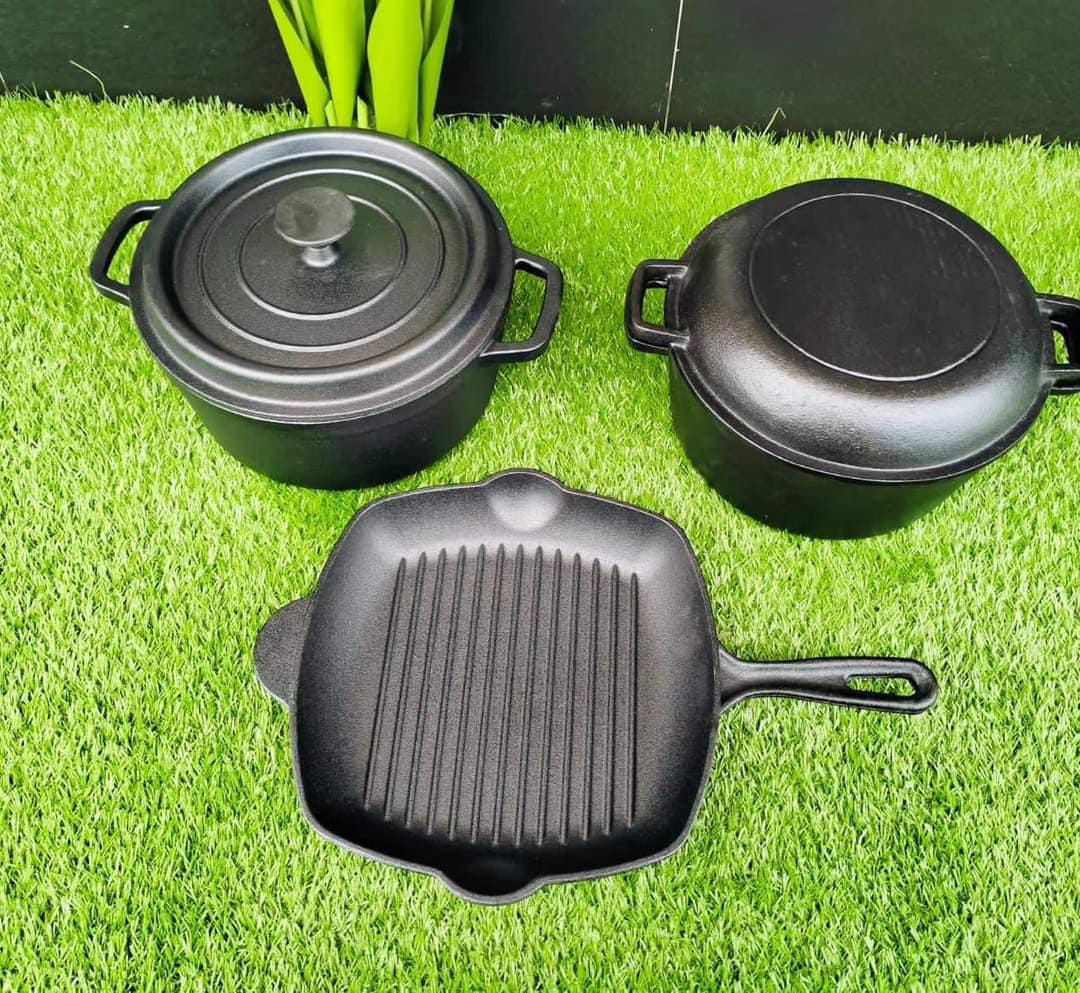 Heavy duty Cast Iron Combo Set