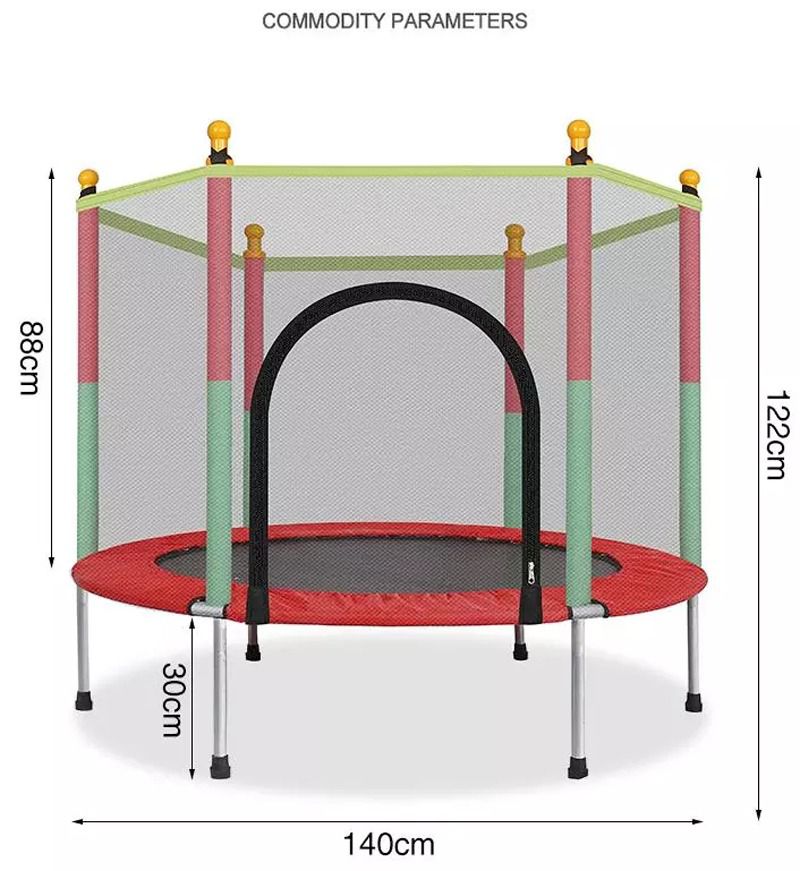 Trampoline with Safety Enclosure Net 14 FT