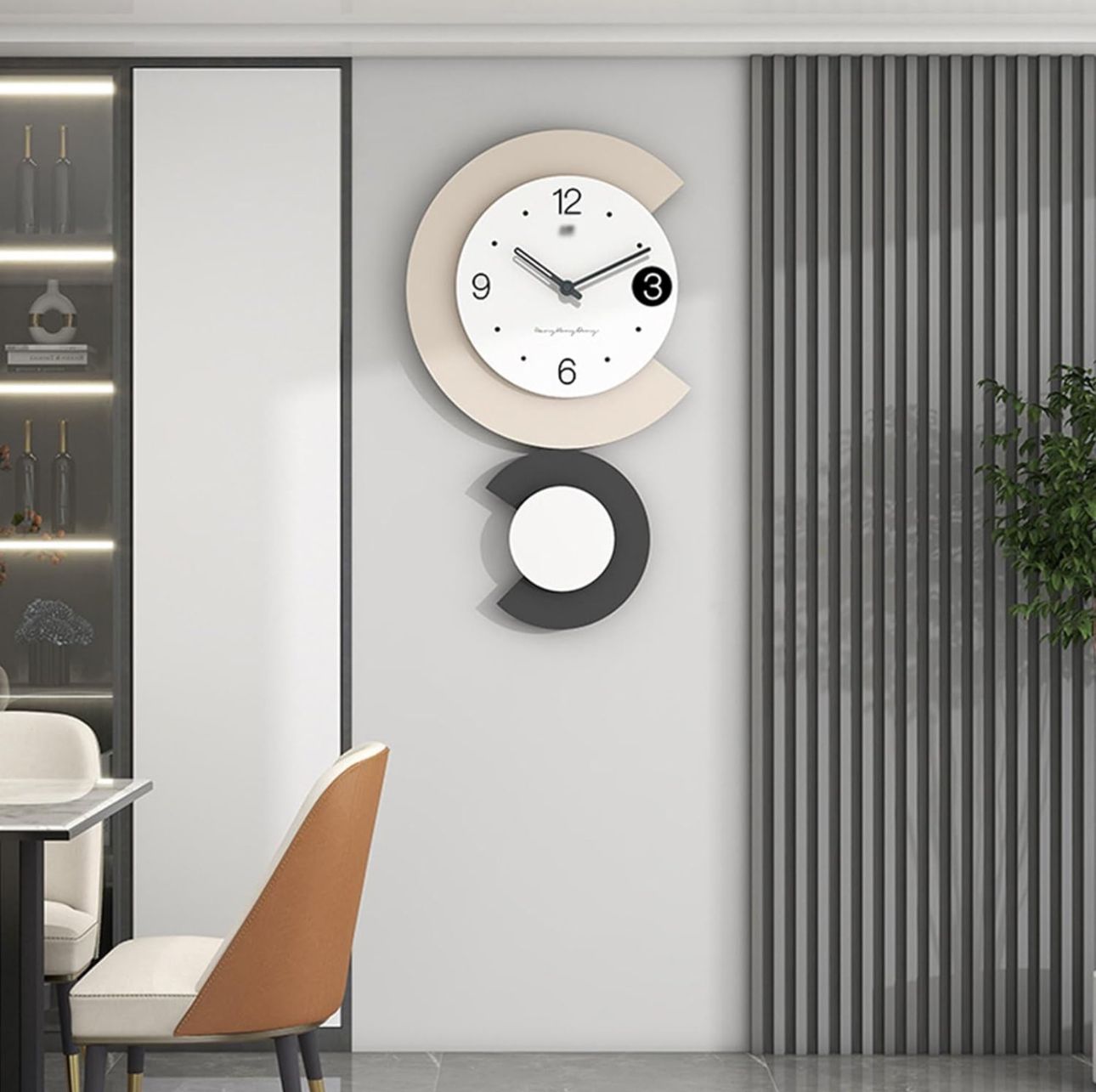 Minimalist Wall Clock Living Room Decoration Hanging Creative Wall Clock Fashionable