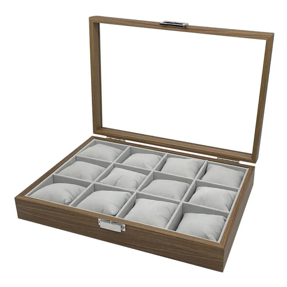 Wooden Watch  Organizer 12pcs