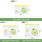 Reusable Food Storage Bags Plastic Ziplock Bags Leakproof Freezer Bags
