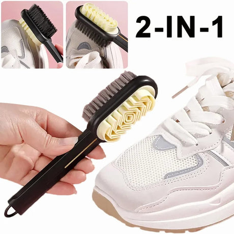 Long Handle 2 Sided Boot Cleaner Rubber Eraser Set Shoes Stain Dust Suede