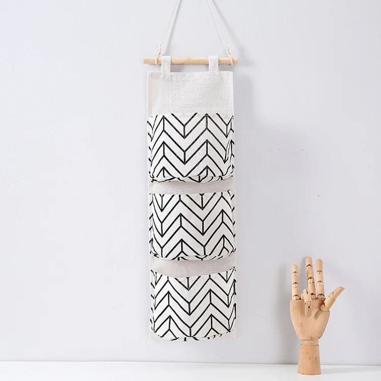 3 Pocket Wall Hanging Storage Bag