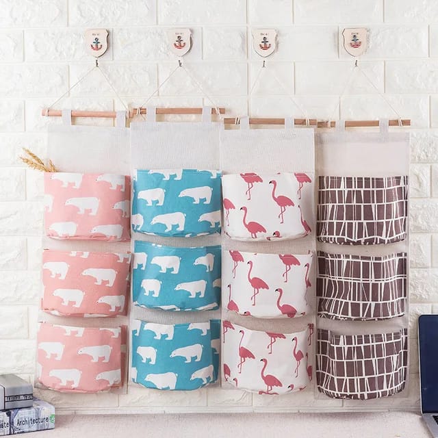 Wall Hanging Storage Bag 3 Pocket