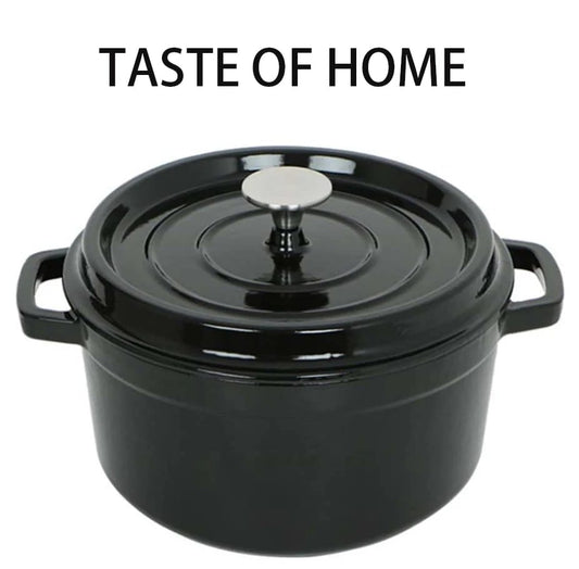 Single Enamel Cast Iron Cooking Pot