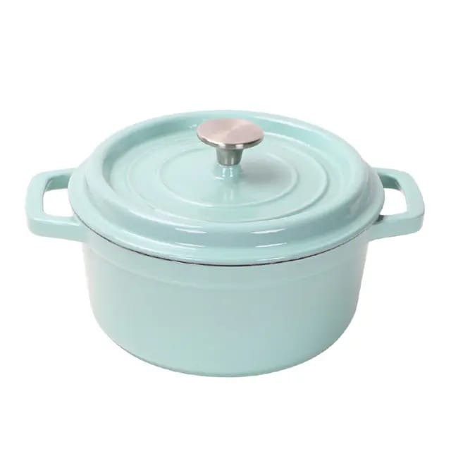 Single Enamel Cast Iron Cooking Pot – iDecorator