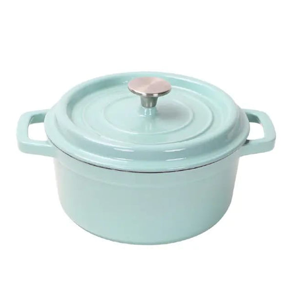 Single Enamel Cast Iron Cooking Pot iDecorator
